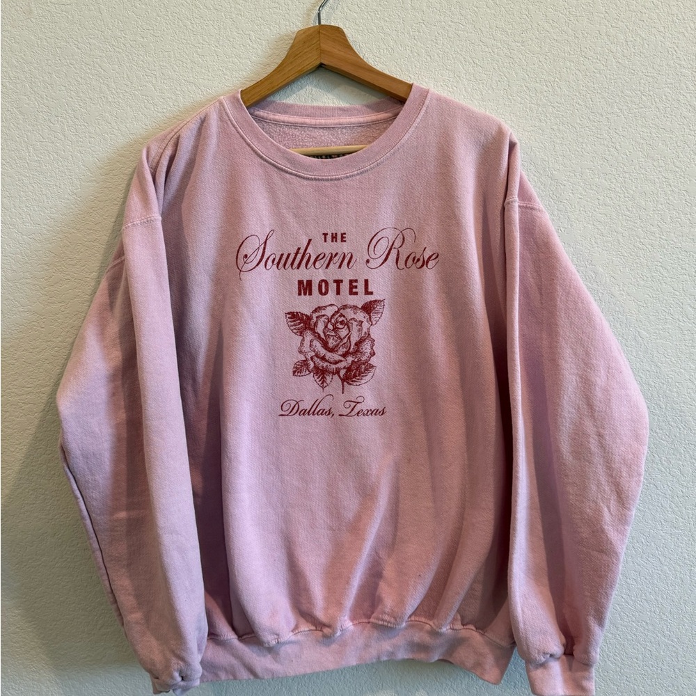 Pink Southern Rose Sweatshirt